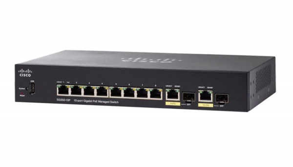 Switch Cisco SG350-10P-K9-EU