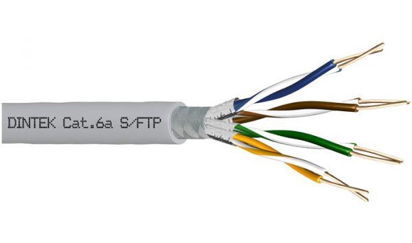 Cáp mạng DINTEK Cat.6A S/FTP