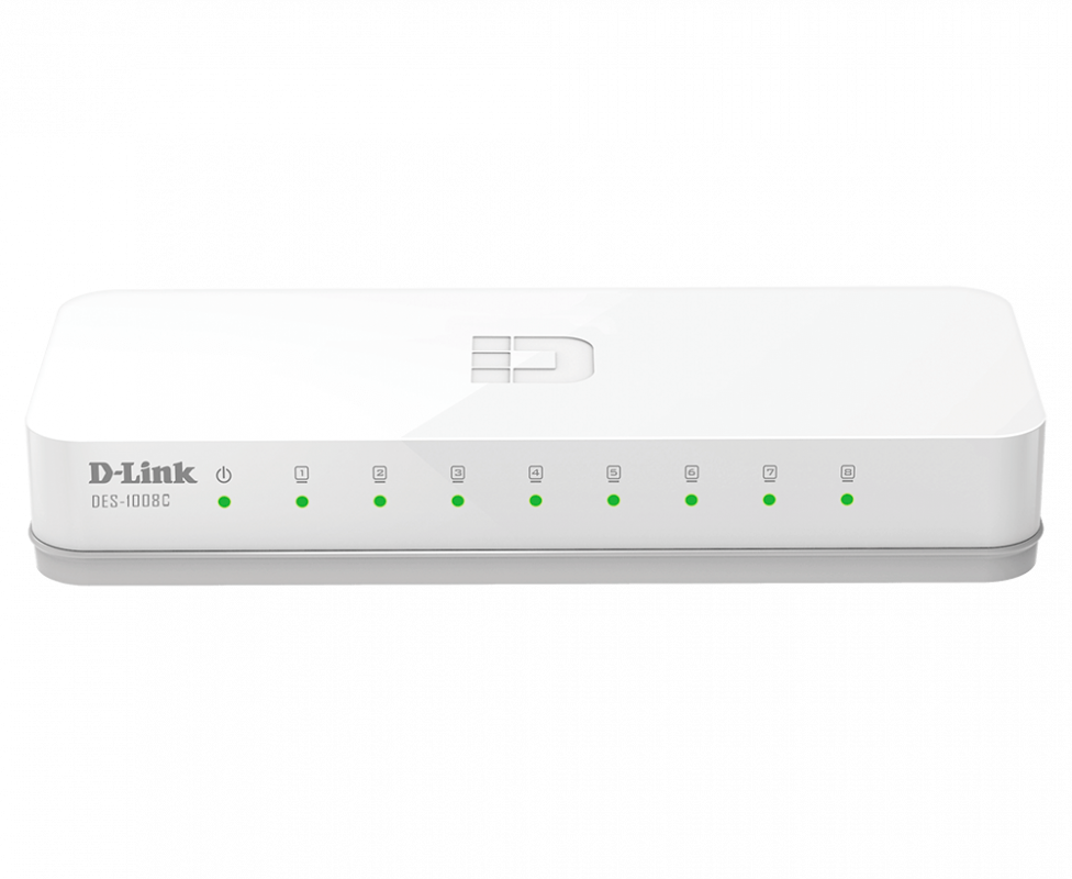 Switch D-Link DES 1008C 8-Port