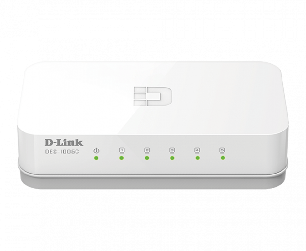 Switch chia mạng 5 cổng Dlink DES-1005C